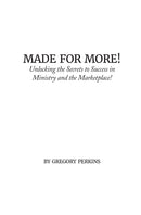 Made For More Book