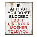 SUCCED MOTHER WALL PLAQUE