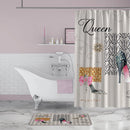 QUEEN SANDY CLOUGH SHOWER CURTAIN