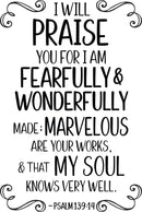 WONDERFULLY MADE WALL DECAL
