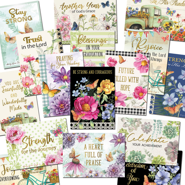 Sandy Clough Inspirational Greeting Card Assortment