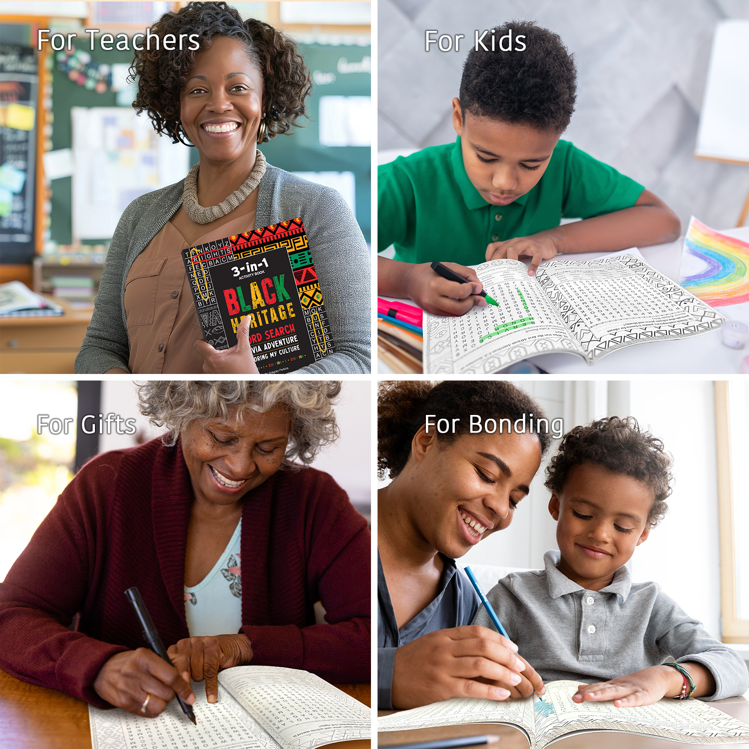 Black Heritage Word Search Book