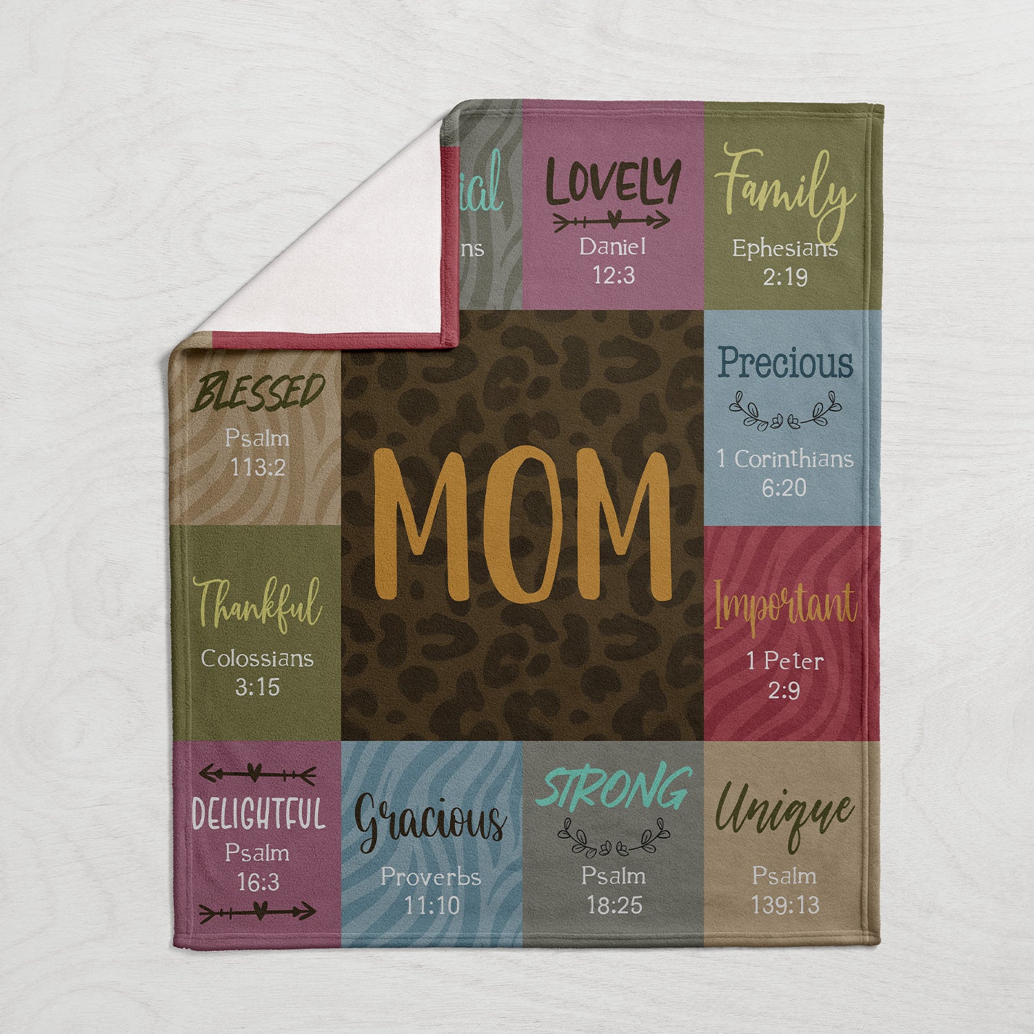 Mom Scripture Blanket