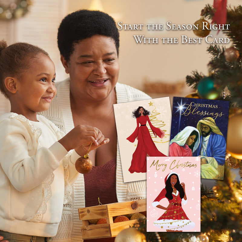 Christmas Girl Christmas Card