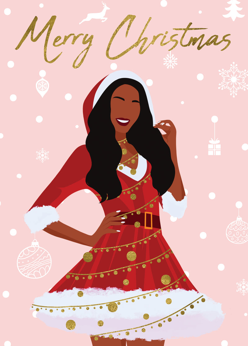 Christmas Girl Christmas Card