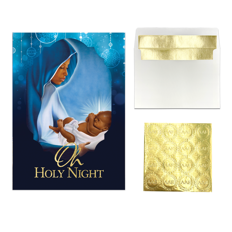 HOLY NIGHT CHRISTMAS CARD