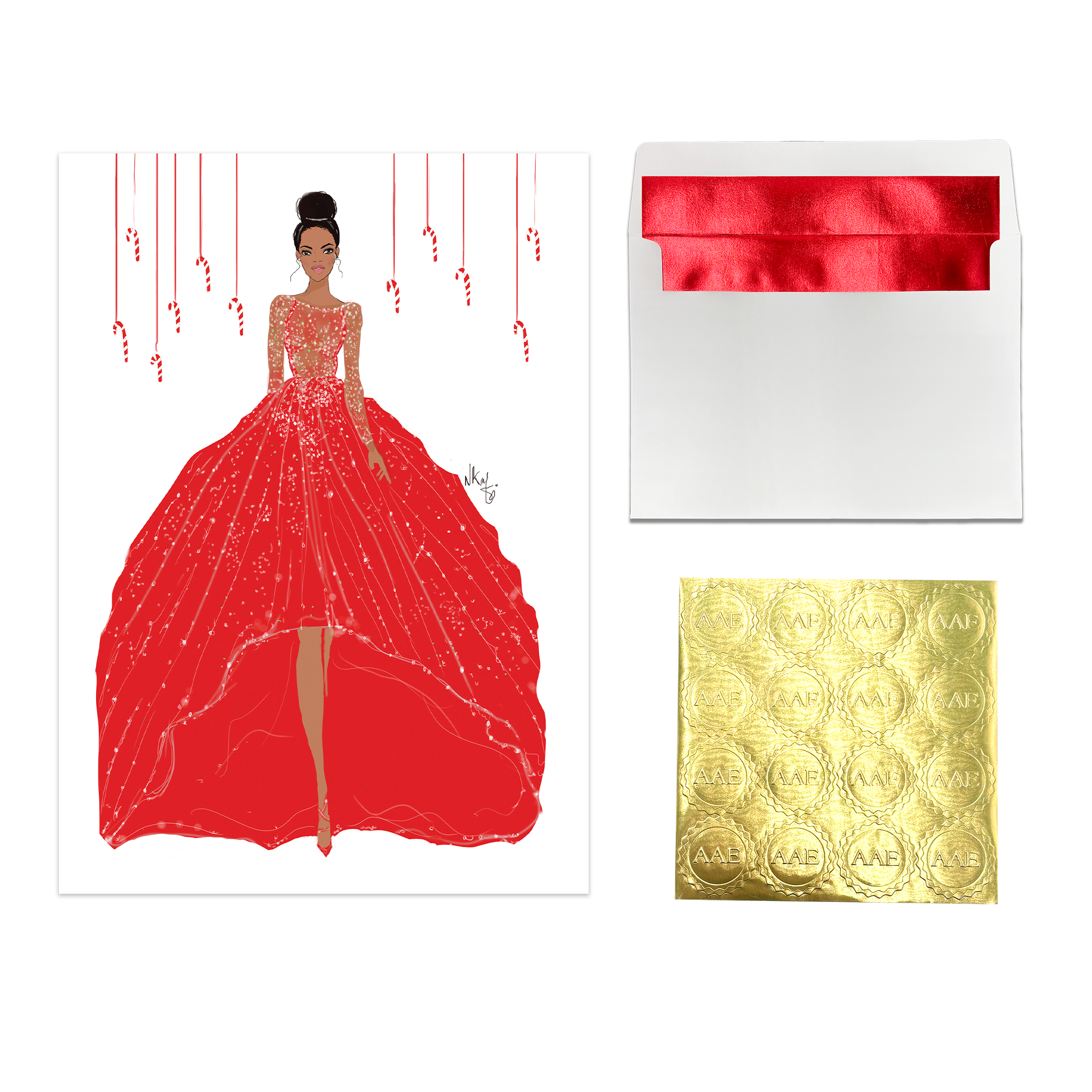 CANDY CANES CARD