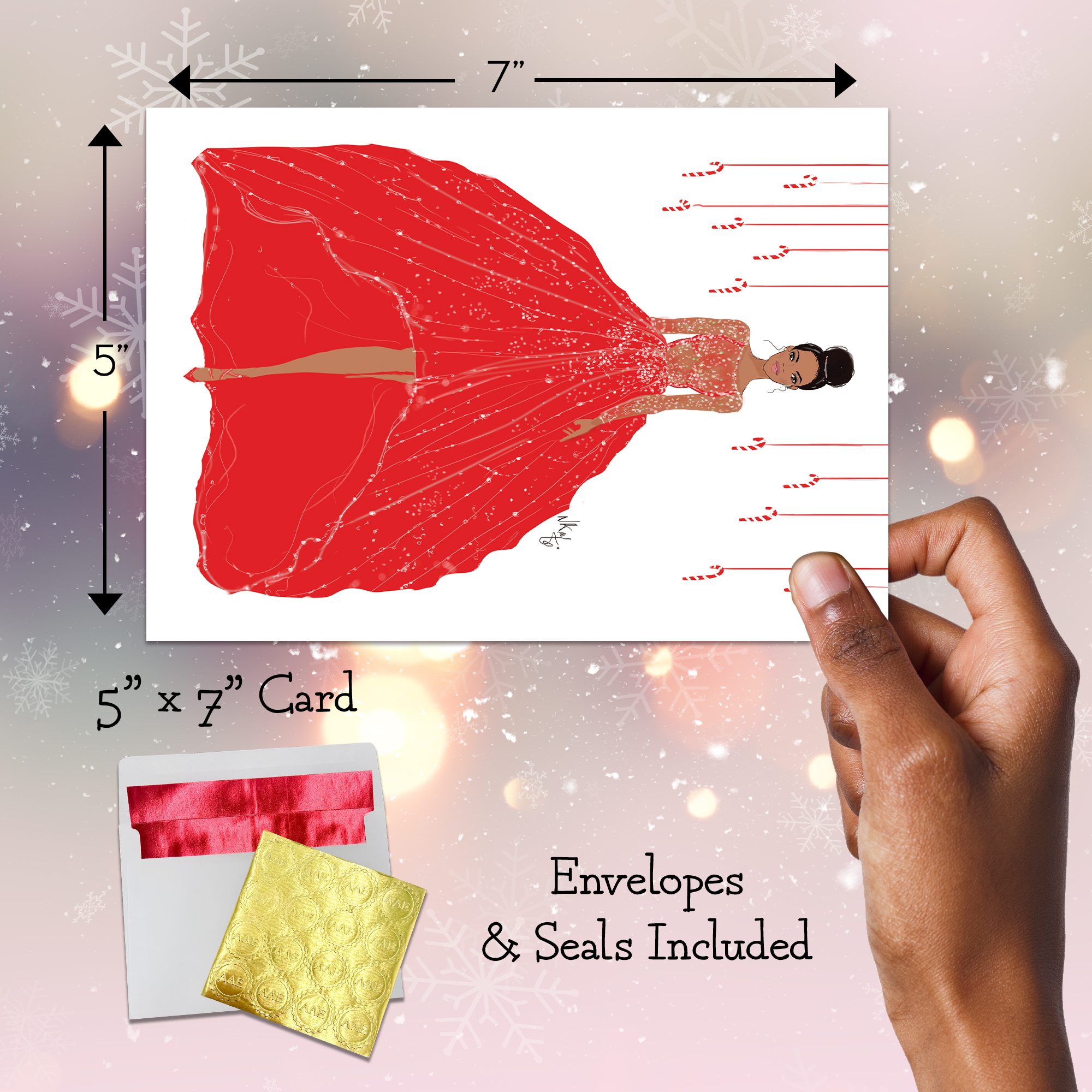 CANDY CANES CARD