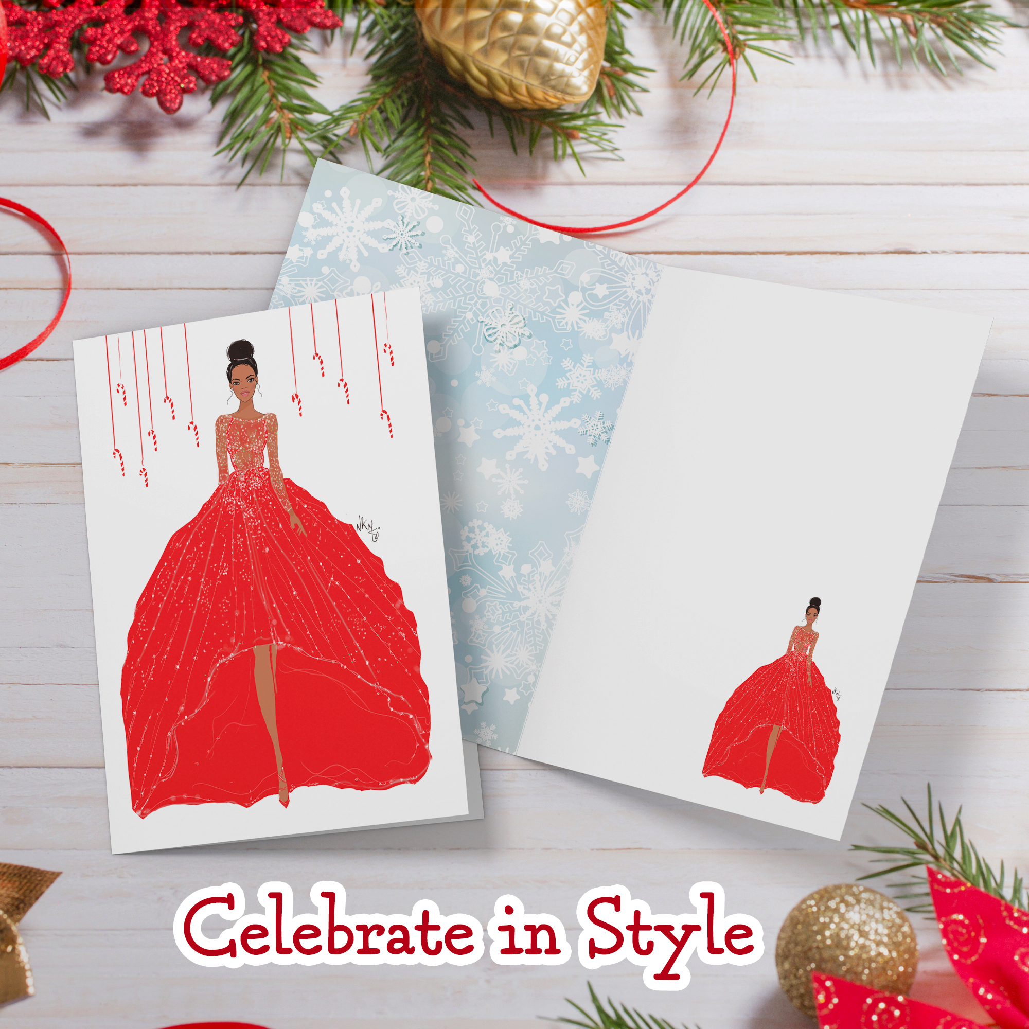 CANDY CANES CARD