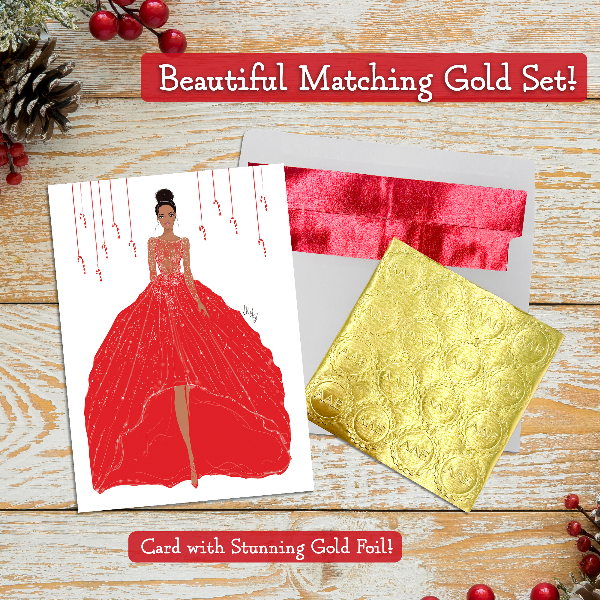 CANDY CANES CARD