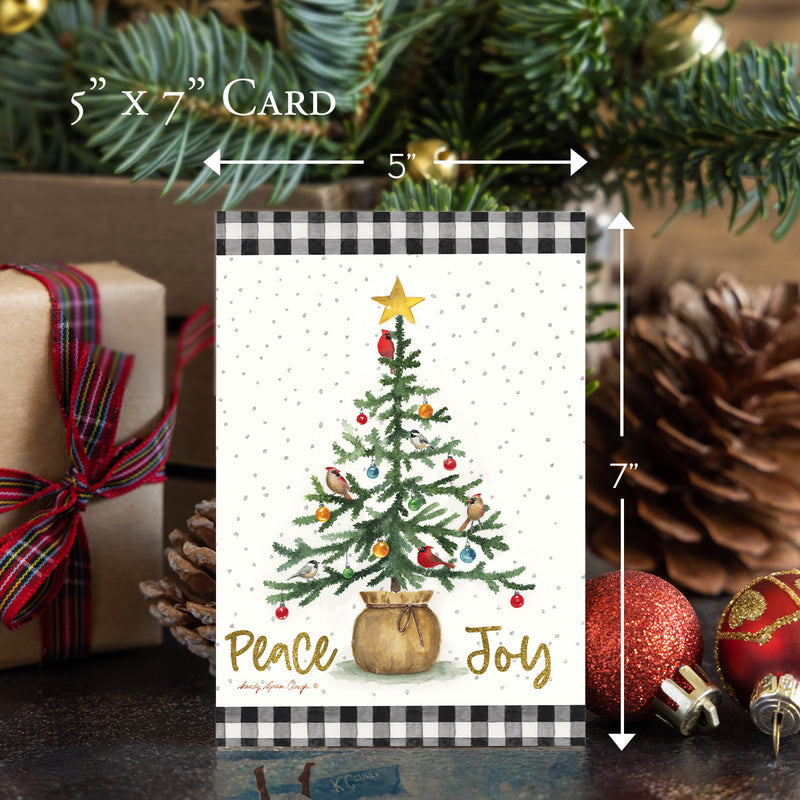 Joy Christmas Tree Christmas Card