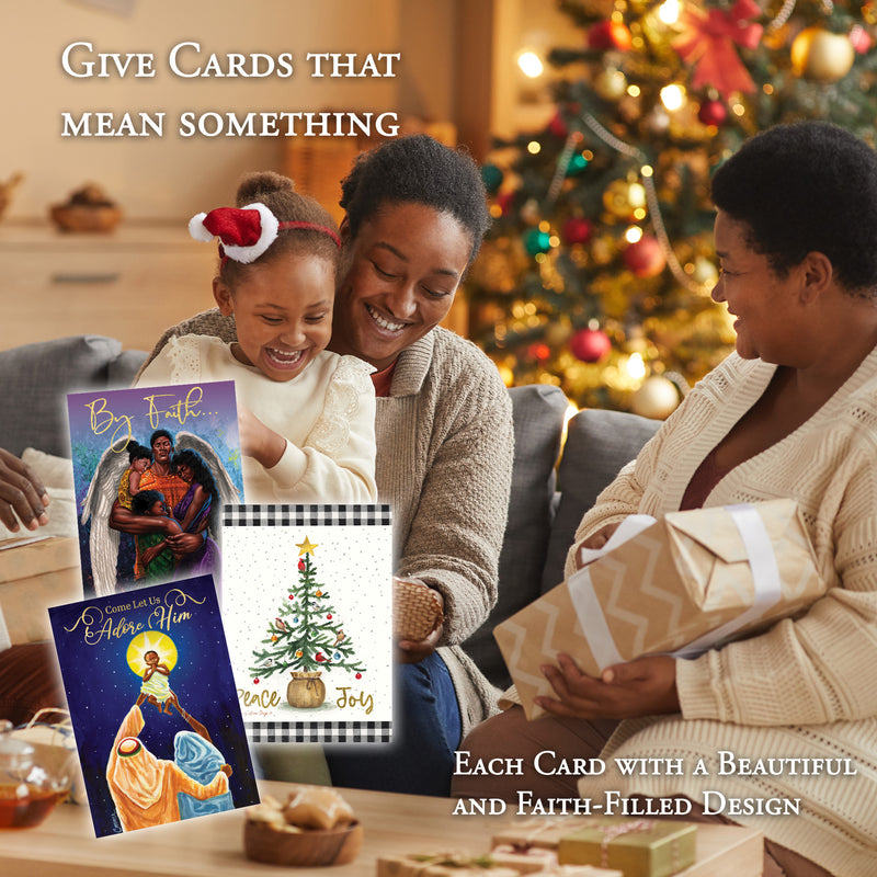 Joy Christmas Tree Christmas Card