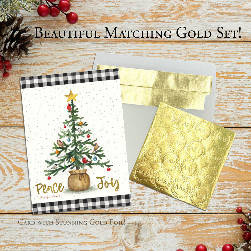 Joy Christmas Tree Christmas Card