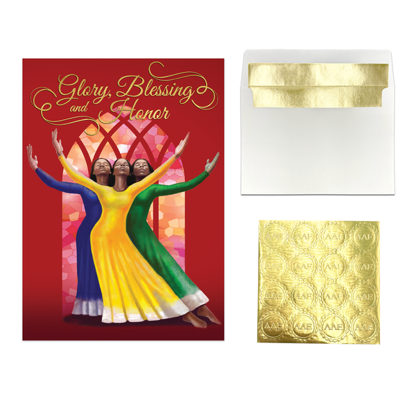 Praise Dancers Christmas Card