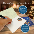 Wise Men Nativity Scene Christmas Card