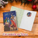 Wise Men Nativity Scene Christmas Card