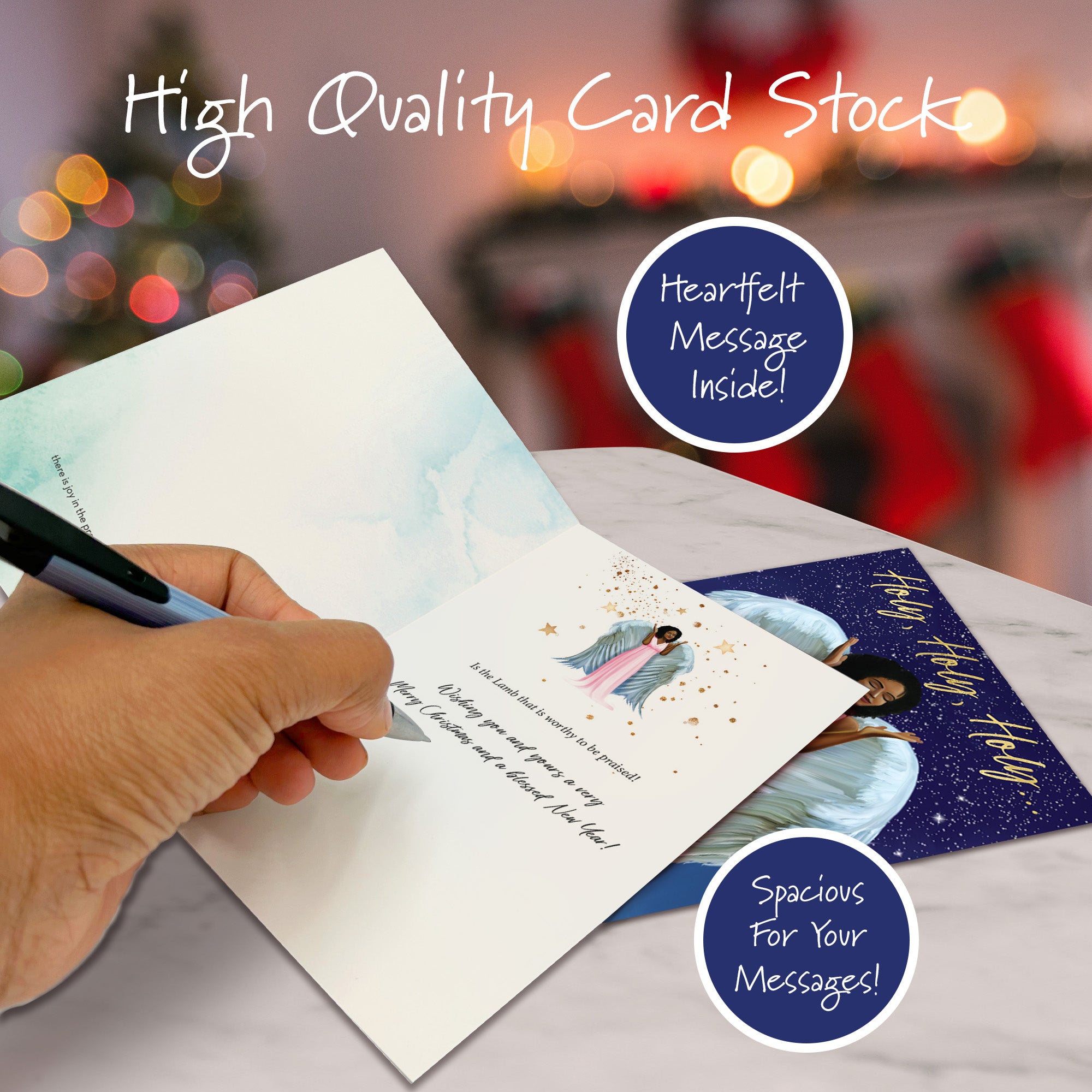 Holy Holy Holy Christmas Card