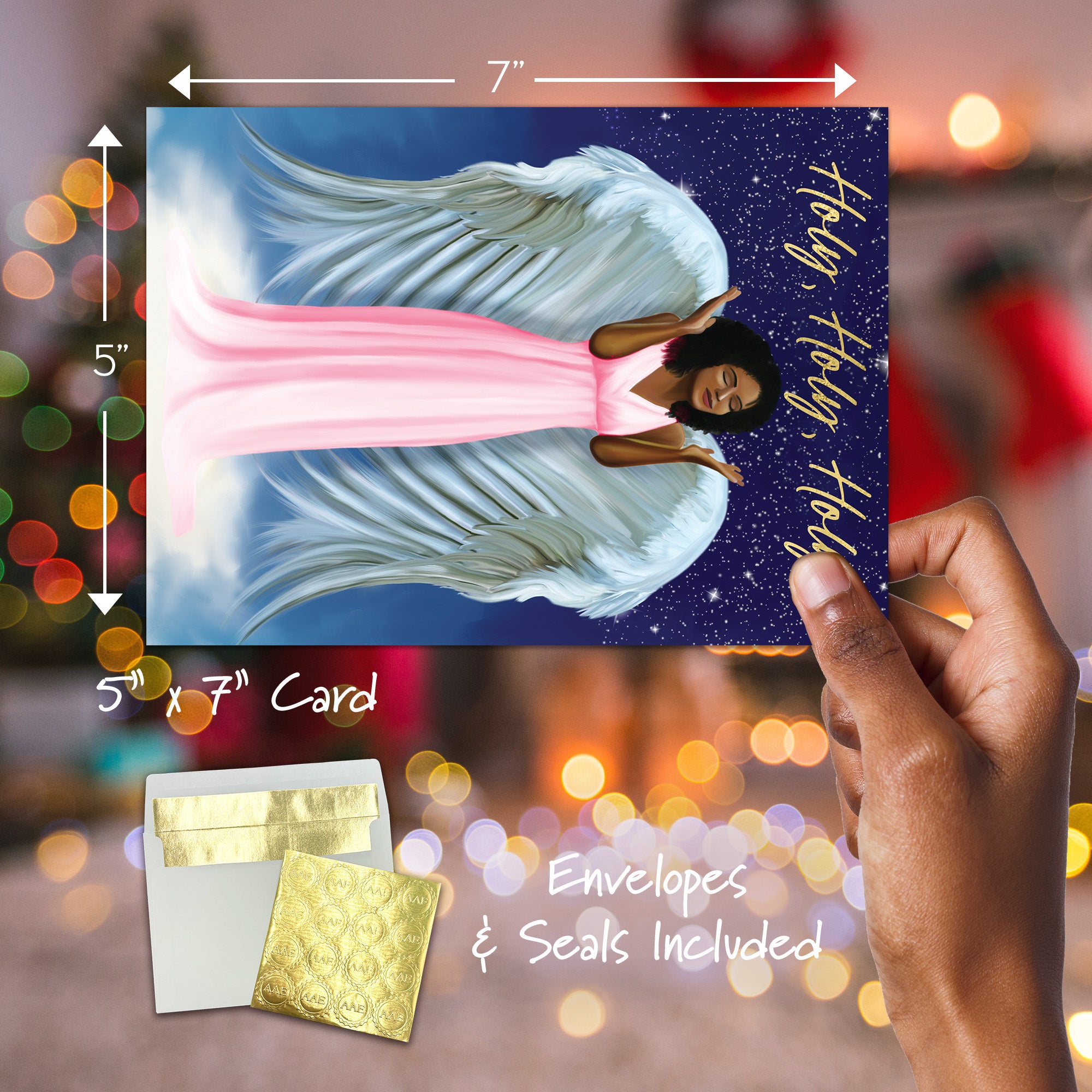 Holy Holy Holy Christmas Card