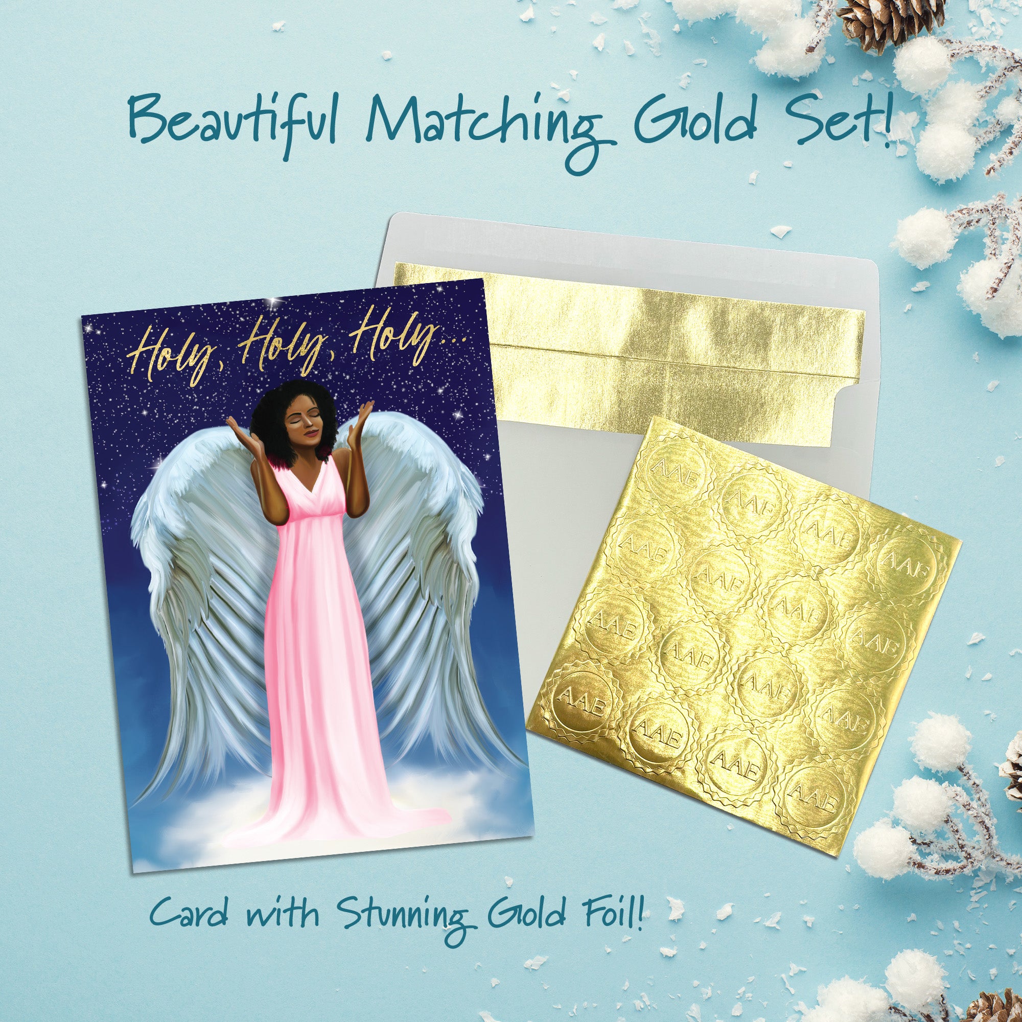 Holy Holy Holy Christmas Card