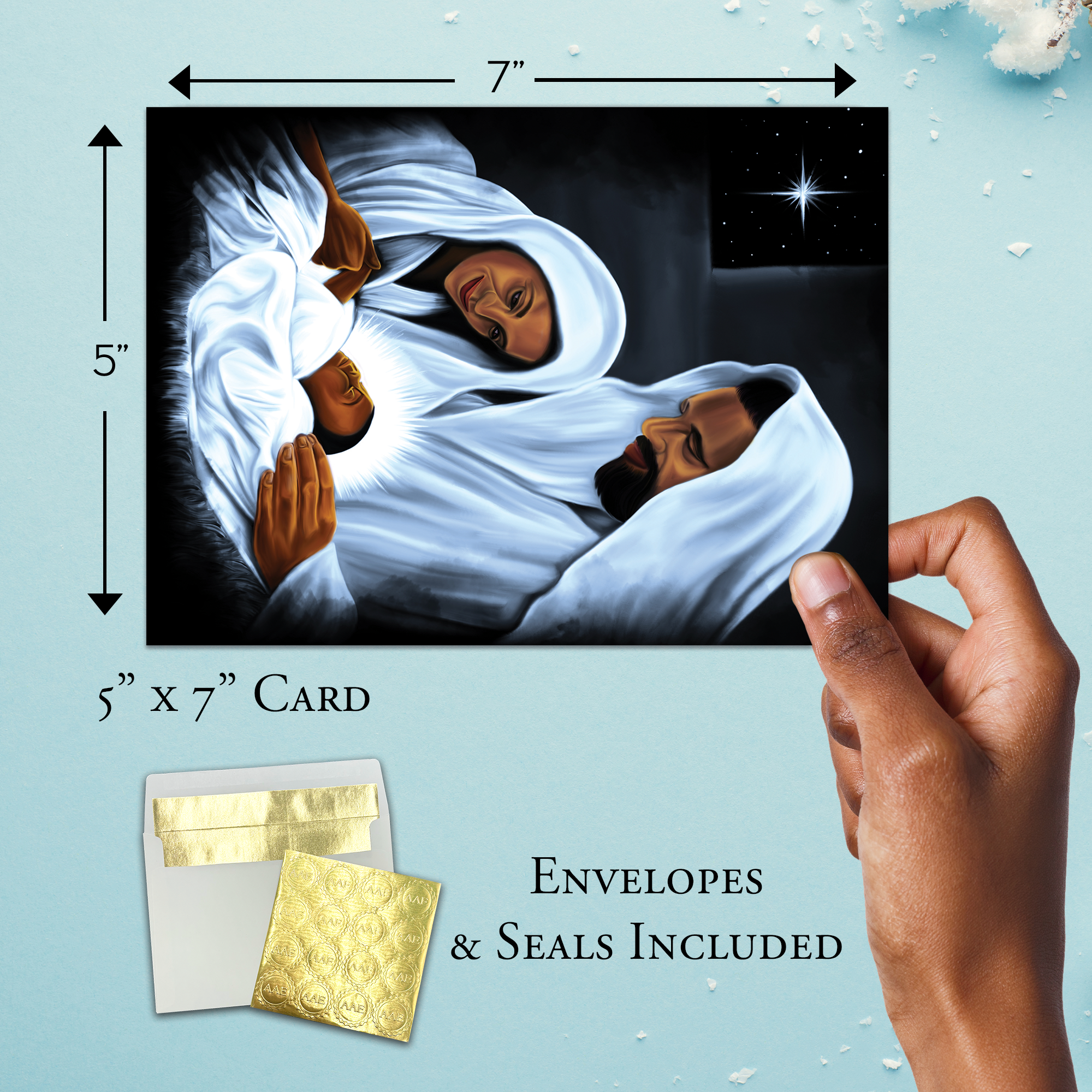 2024 Nativity Scene Christmas Card
