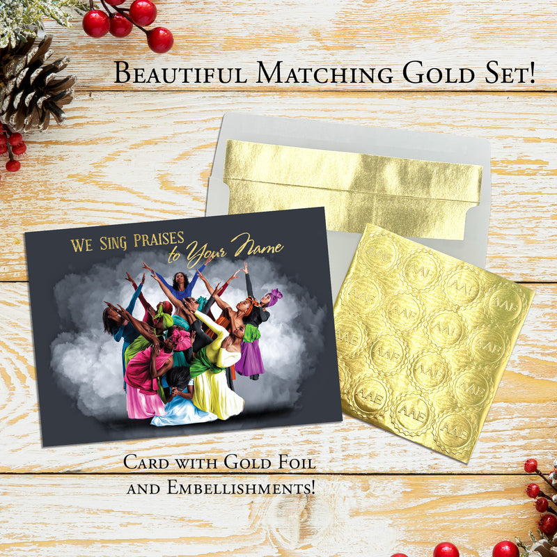Praise Dancers Christmas Card