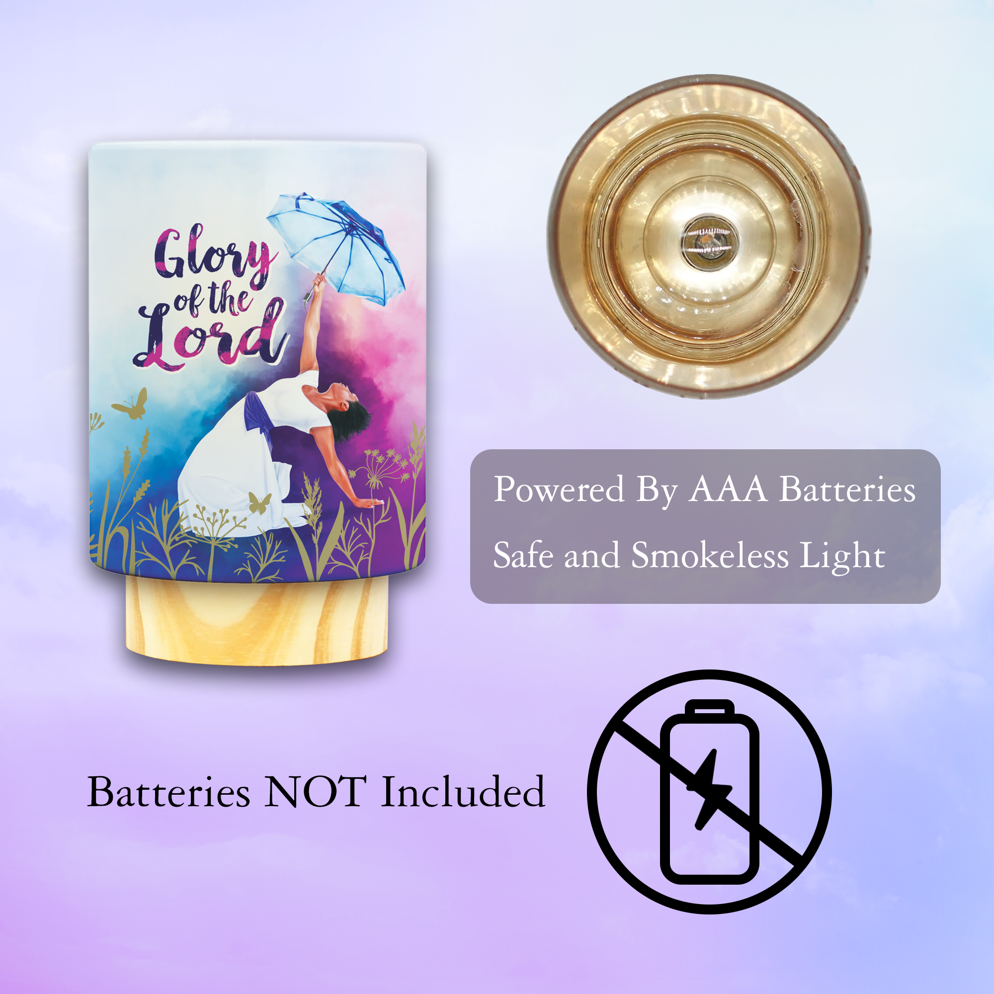 Glory of the Lord LED Candle