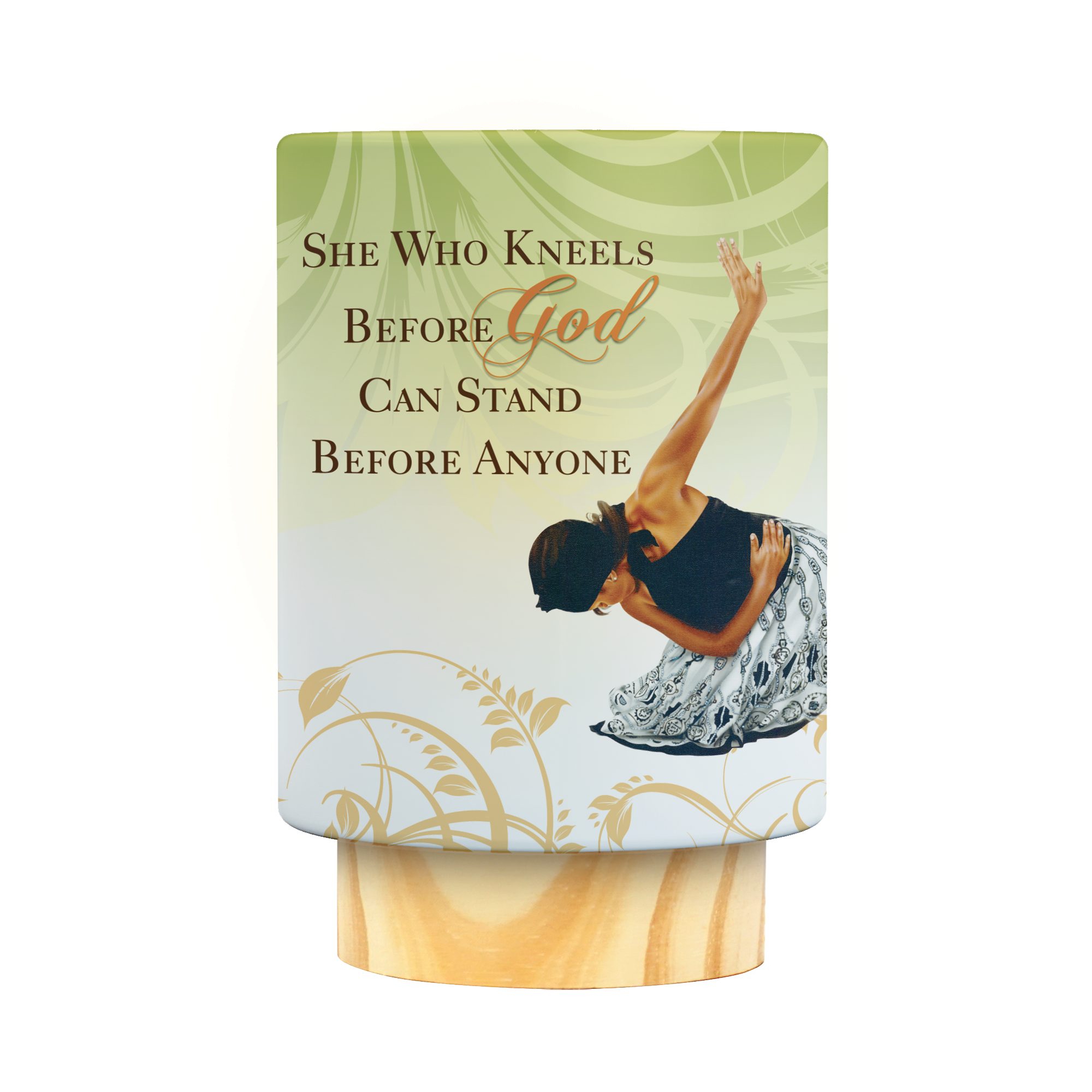 She Who Kneels LED Candle