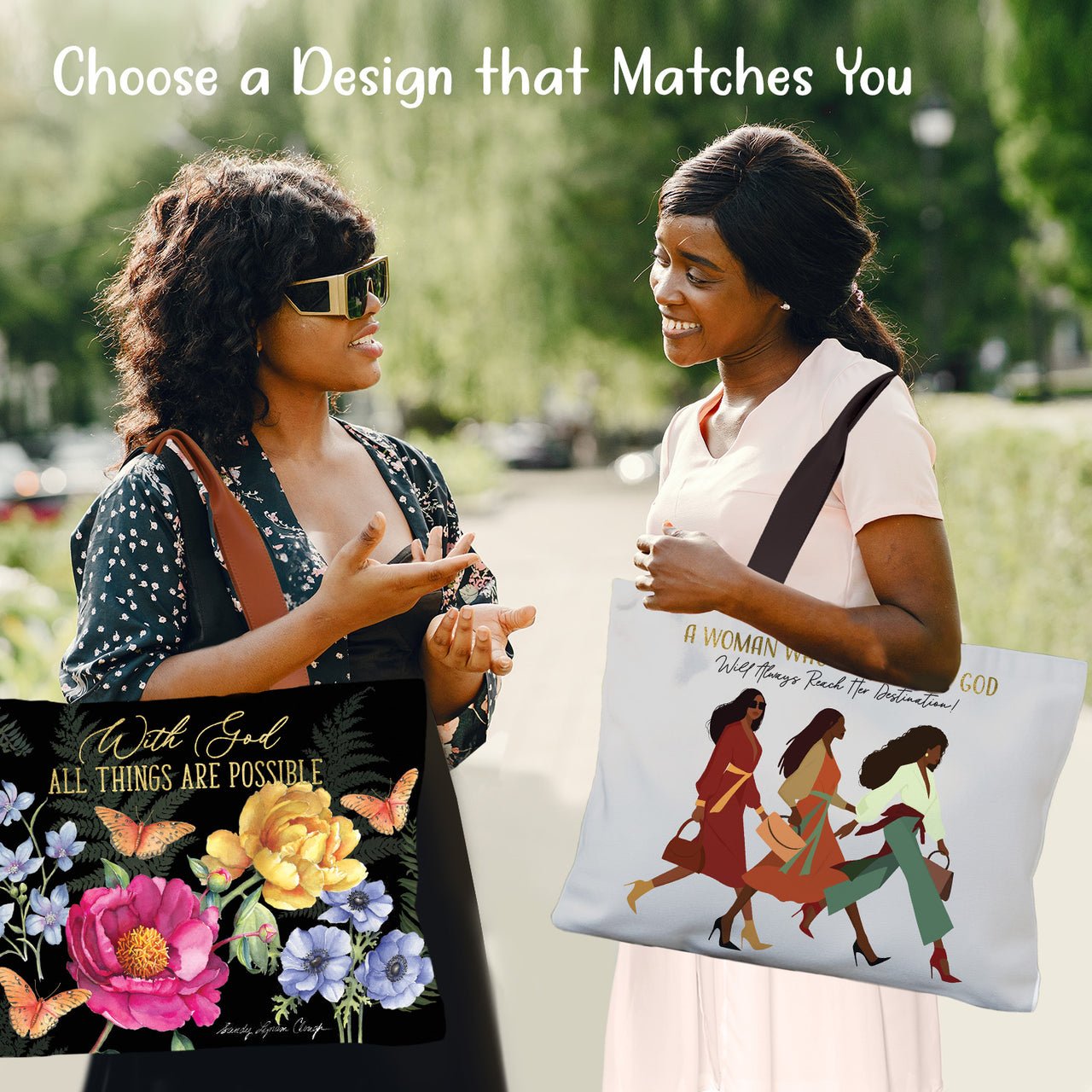 With God All Things Canvas Bag