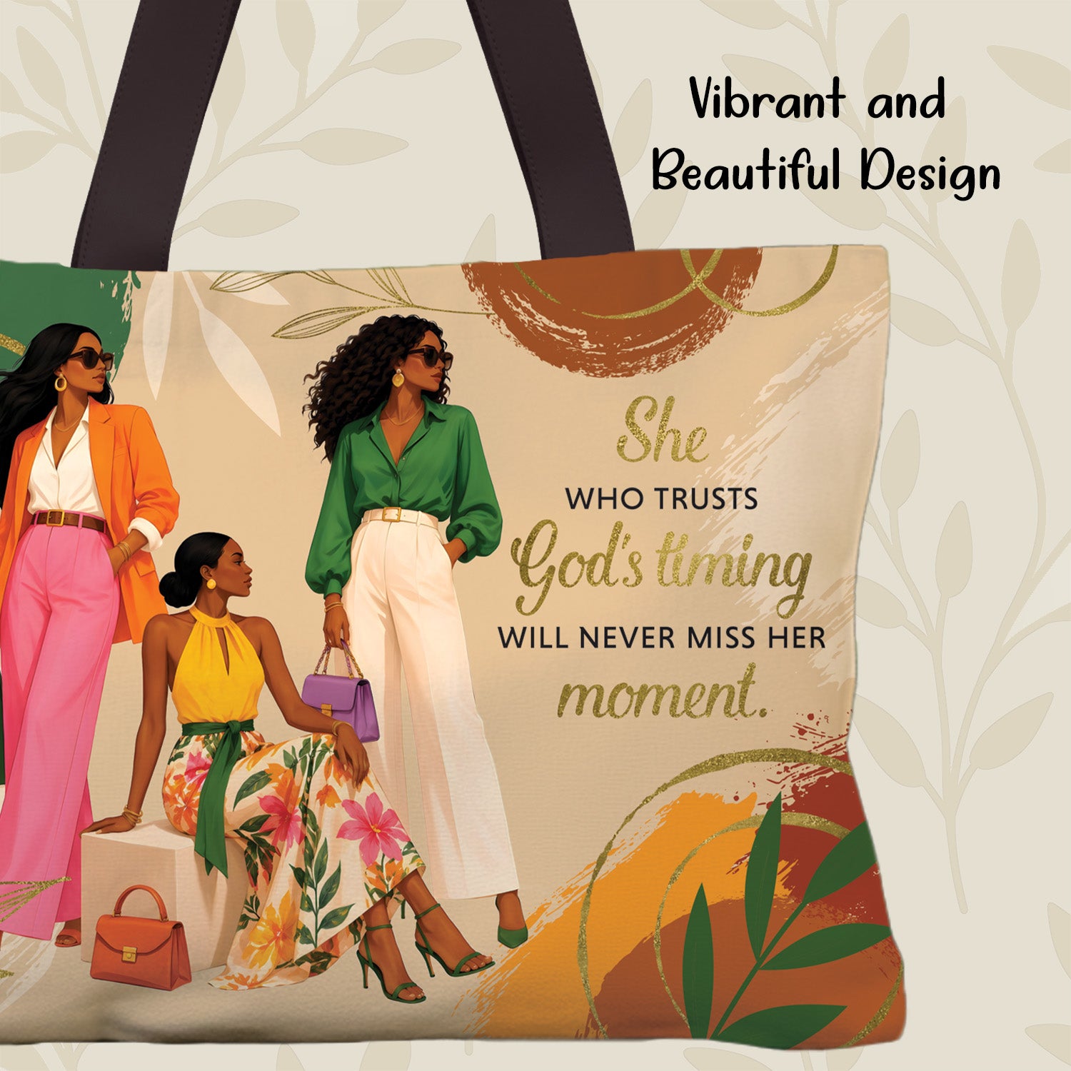 God's Timing Canvas Bag