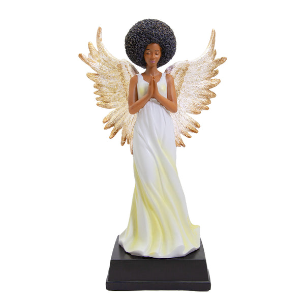 YELLOW ANGEL FIGURINE