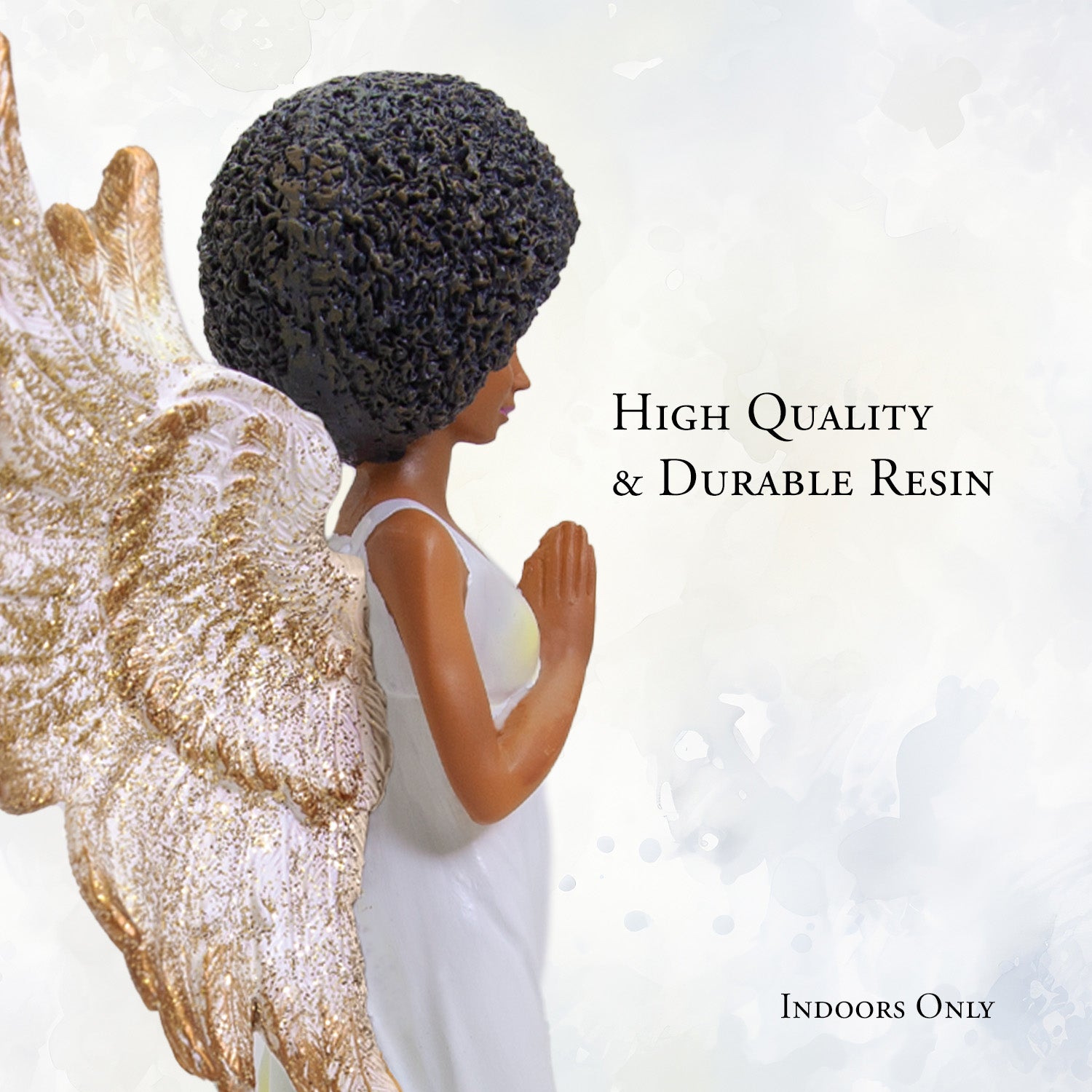 YELLOW ANGEL FIGURINE