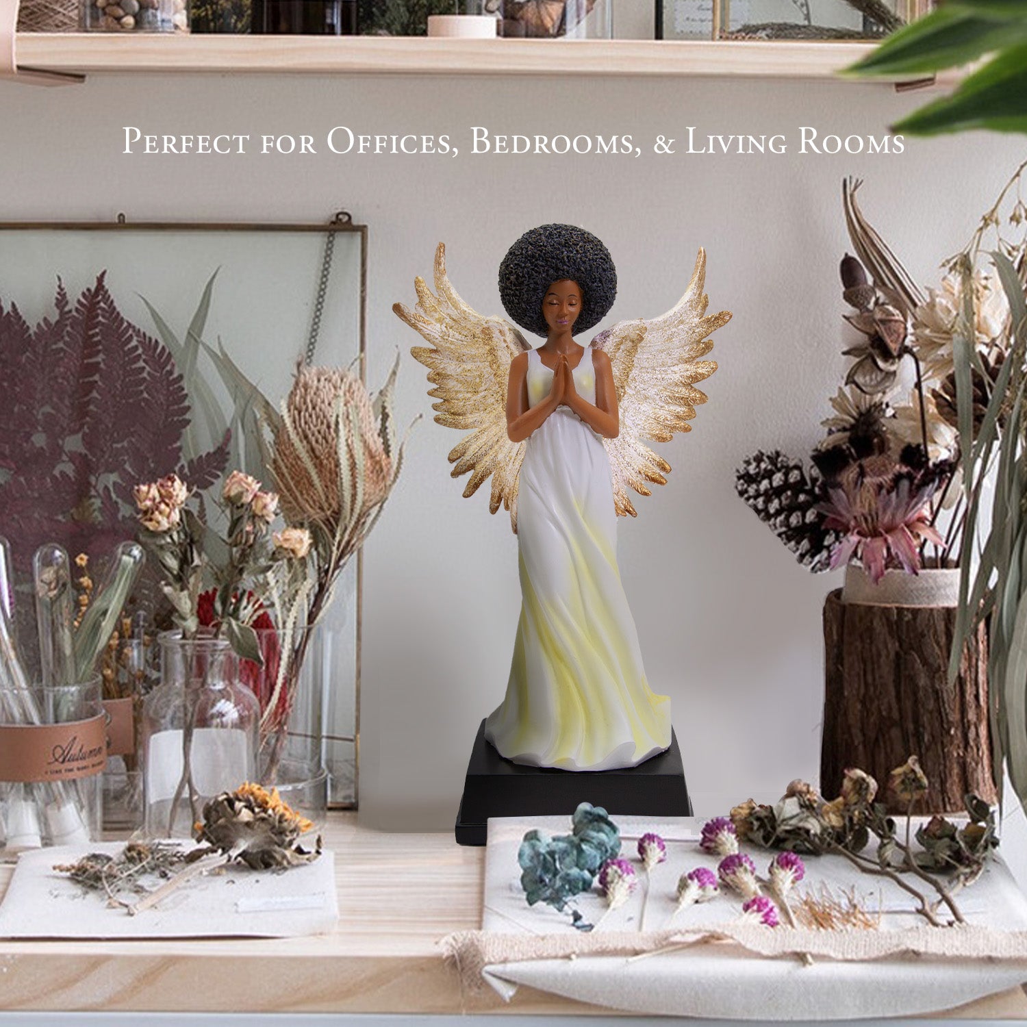 YELLOW ANGEL FIGURINE