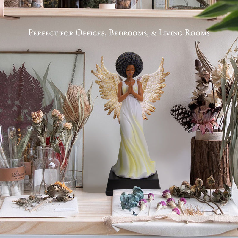 YELLOW ANGEL FIGURINE