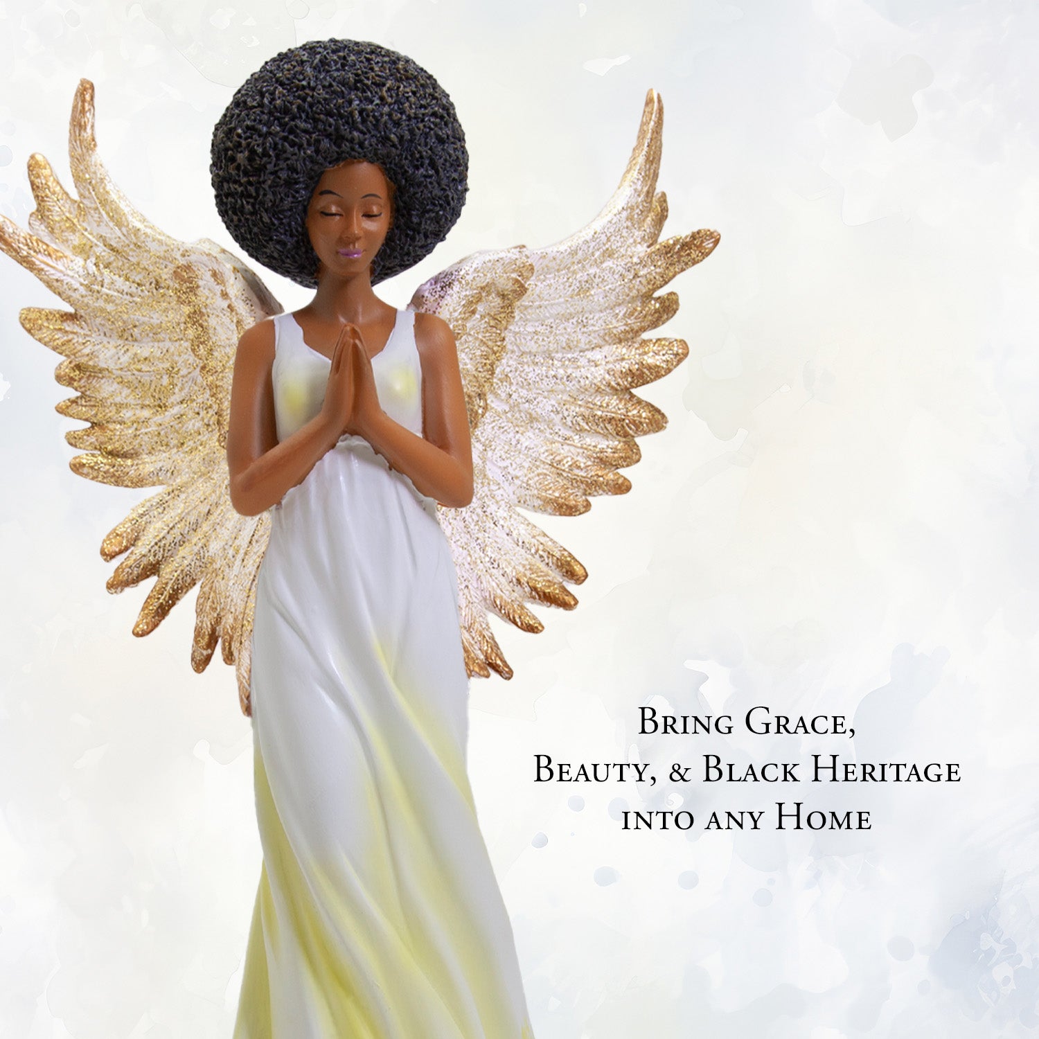 YELLOW ANGEL FIGURINE