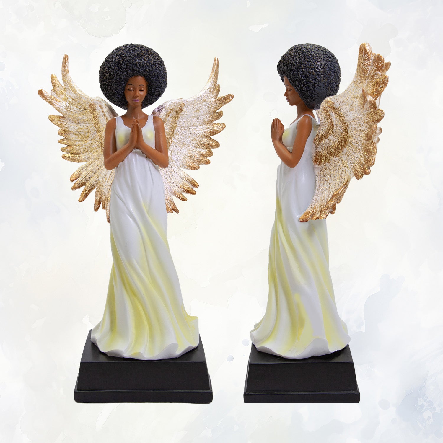 YELLOW ANGEL FIGURINE