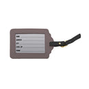 Girl trip luggage tag on suitcase handle