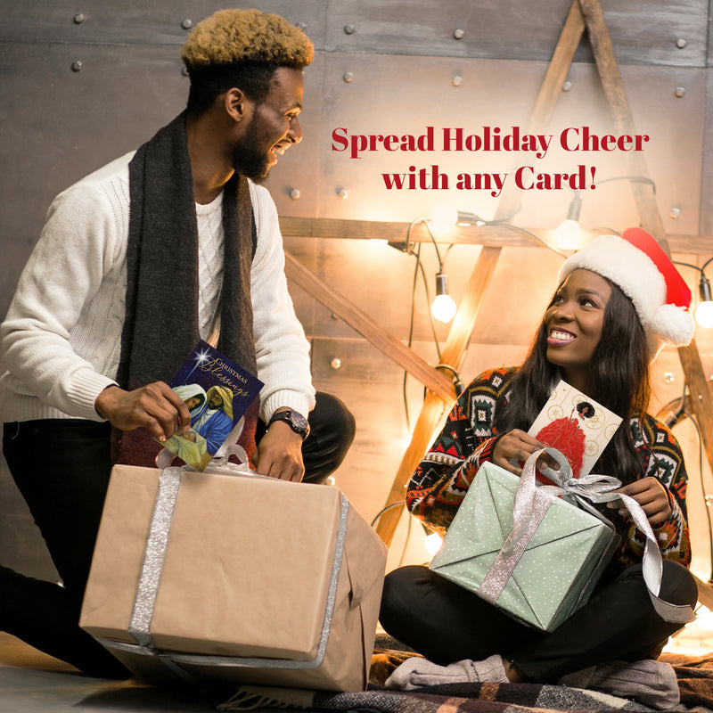 Modern Christmas card