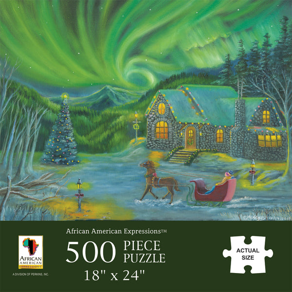 NORTHERN LIGHTS CHRISTMAS PUZZLE