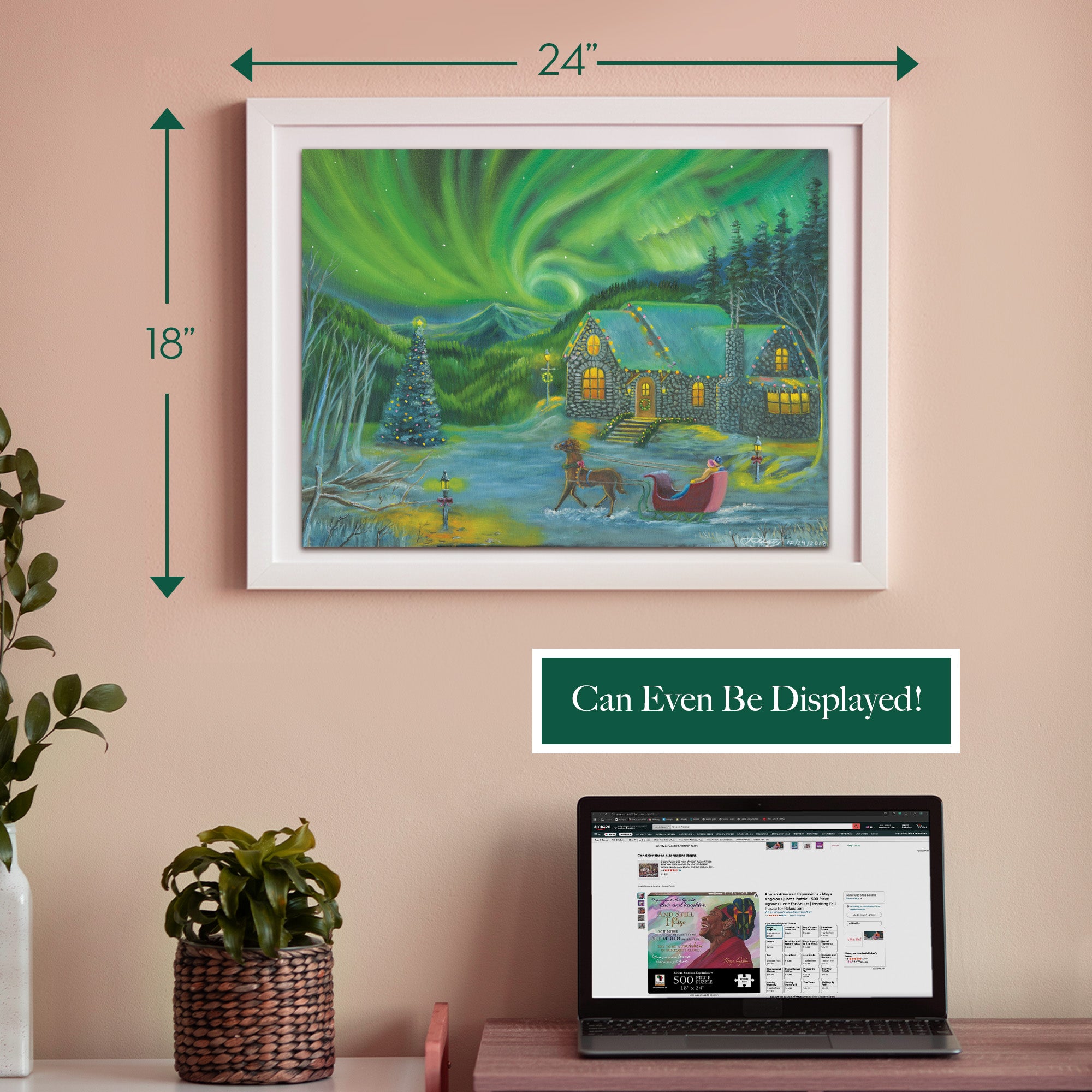 NORTHERN LIGHTS CHRISTMAS PUZZLE