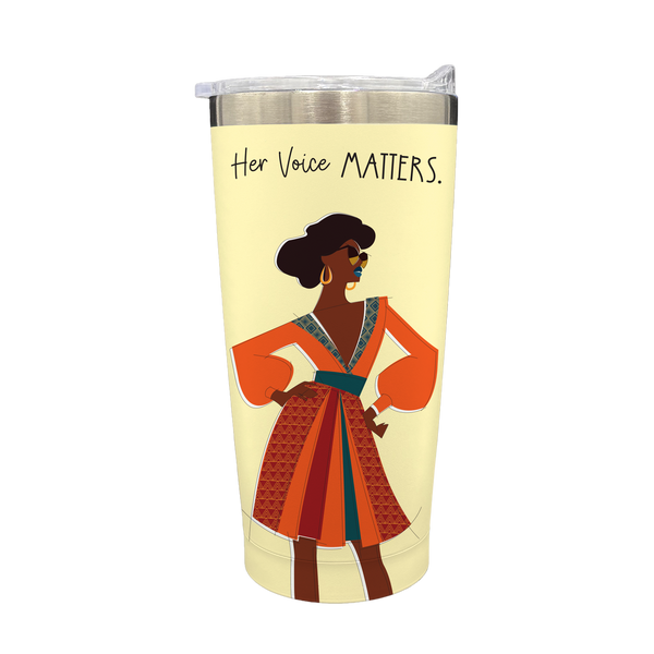 Her Voice Matters Small Tumbler