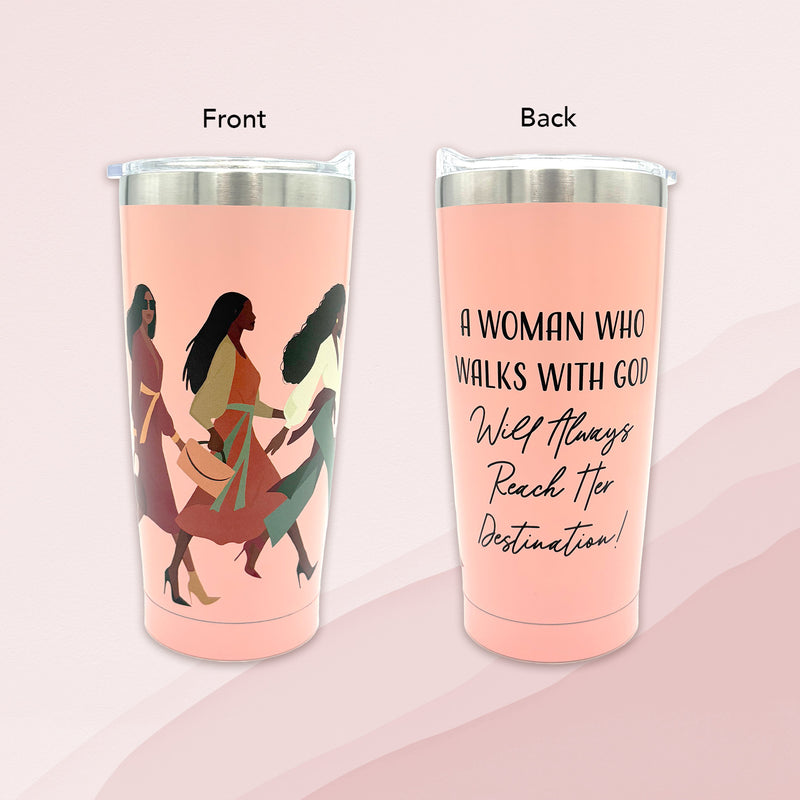 Woman With God Small Tumbler