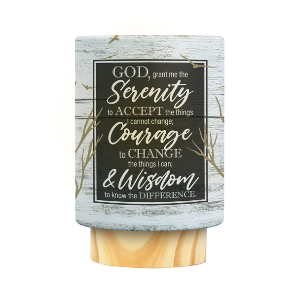 Serenity LED Candle with Prayer - African American Expressions