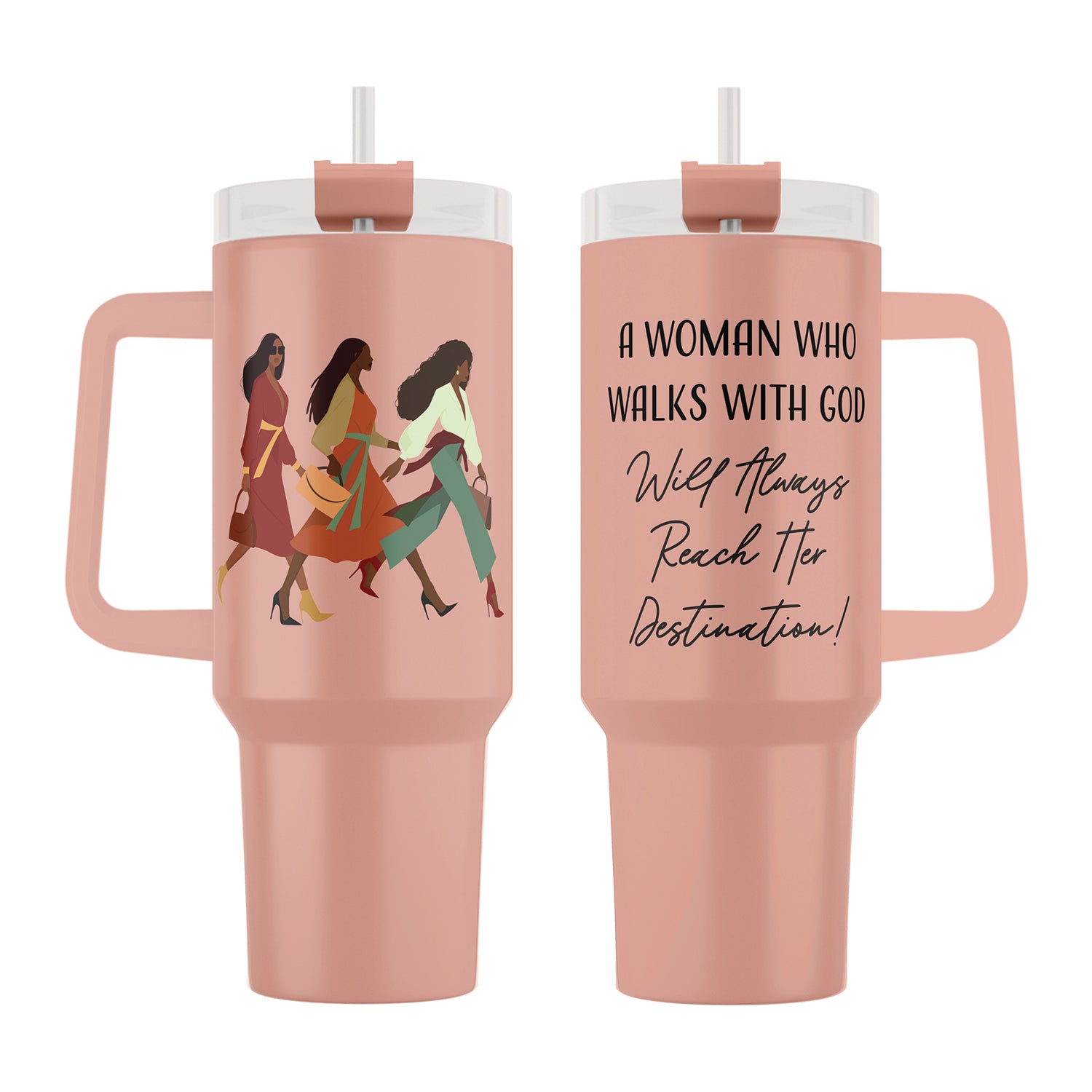 Woman with God Tumbler