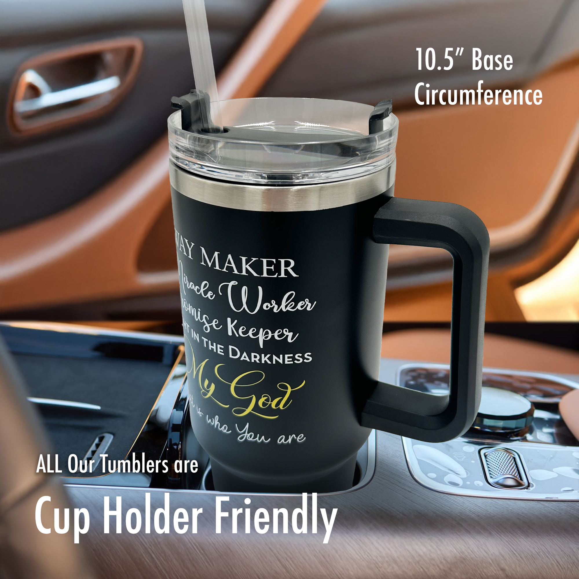 Woman with God Tumbler