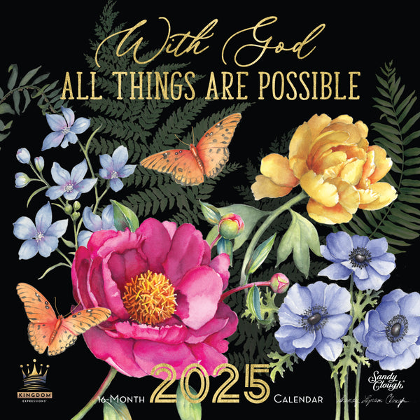 2025 With God, All Things Are Possible Calendar