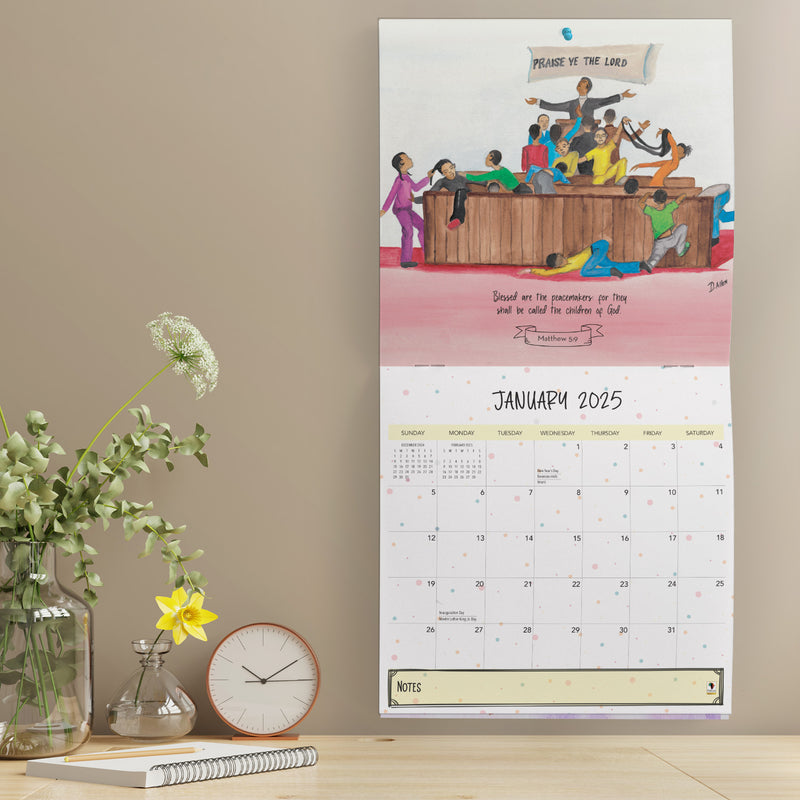 2025 Too Blessed to be Stressed Calendar