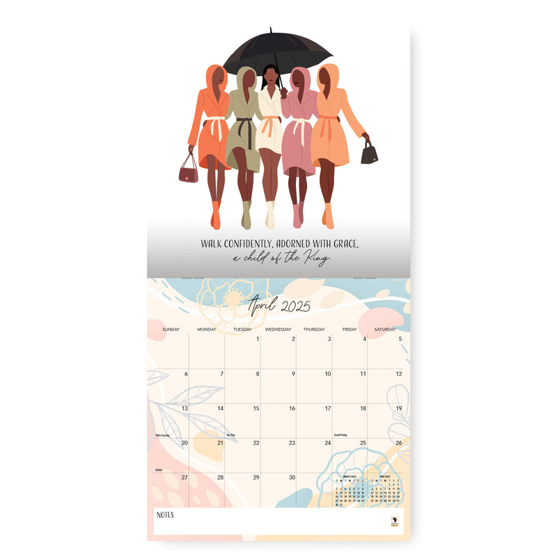 2025 Women Who Walks with God Calendar