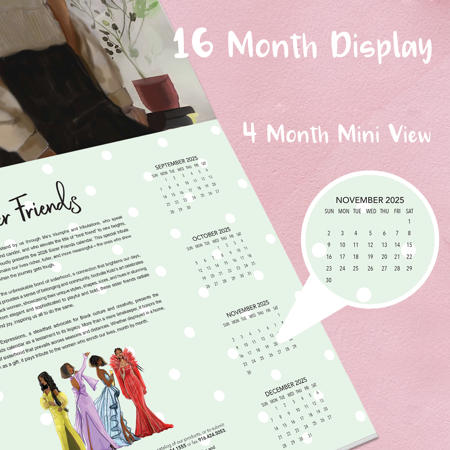 2026 Sister Friends Calendar