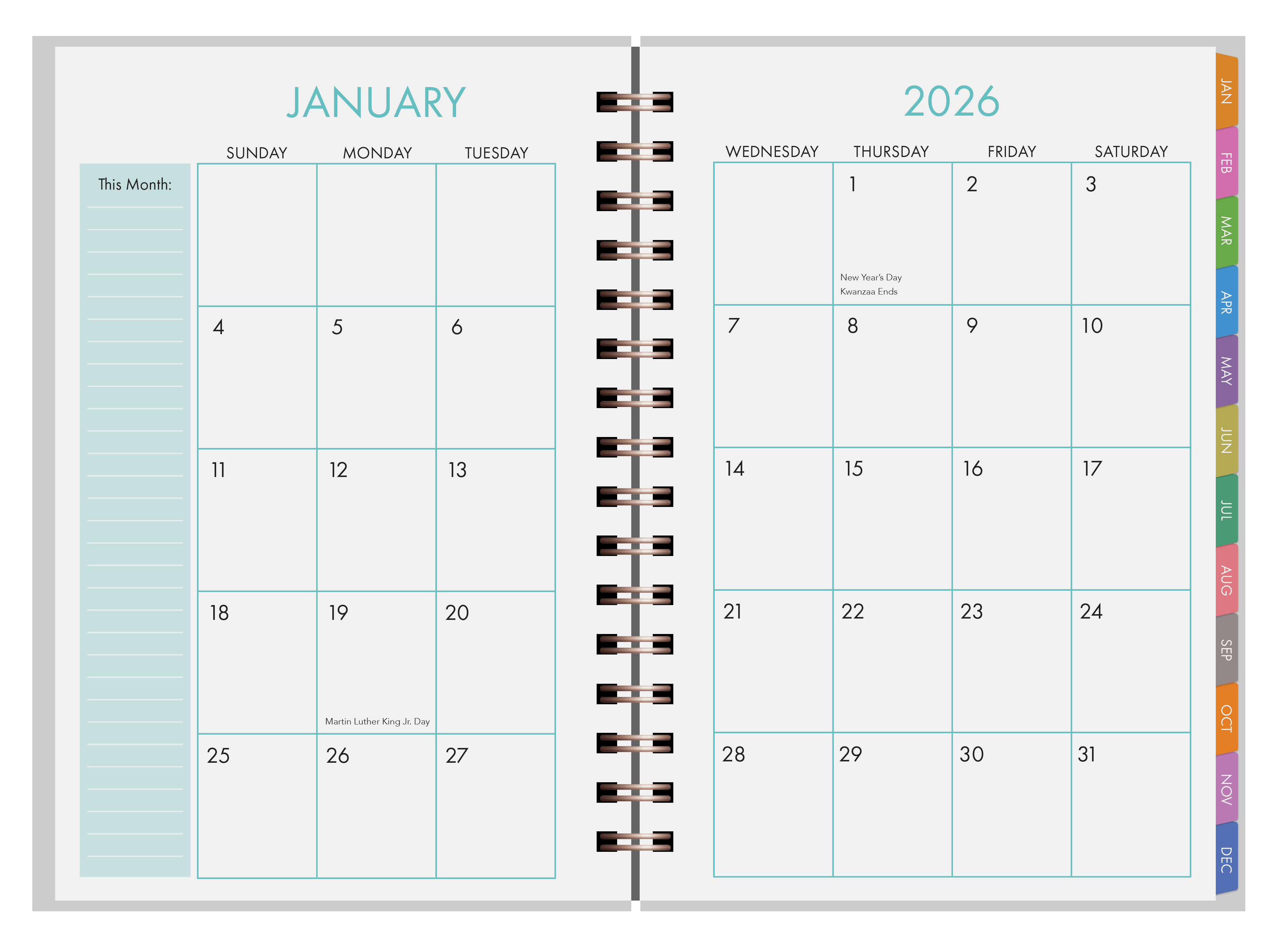 2026 Woman with God Weekly Planner
