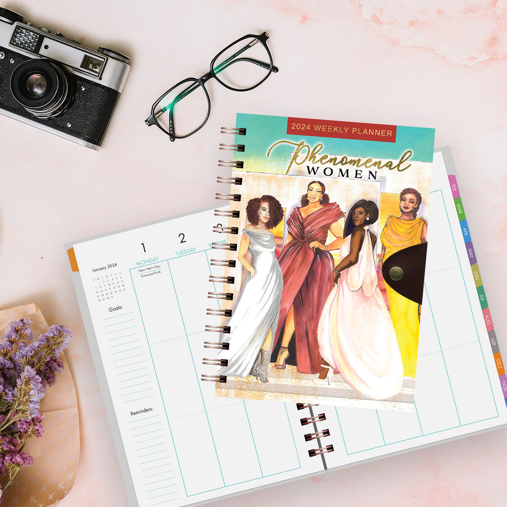 2024 Phenomenal Women Weekly Planner | African American Expressions